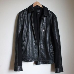 🌵HP🌵 Vintage Leather Motto Jacket by AE